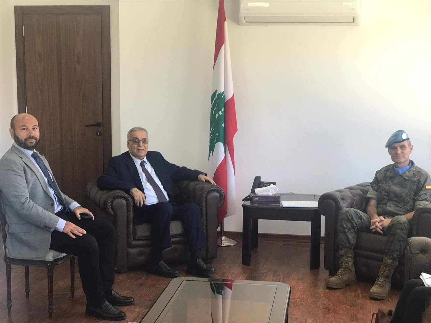 بو حبيب يستقبل قائد قوات اليونيفيل.. وهذا ما تمّ بحثه