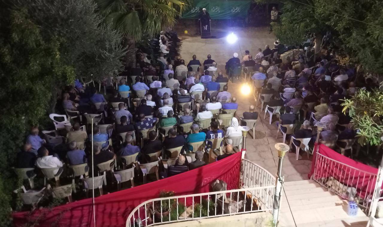 مجلس عزاء حسيني في بلدة العين البقاعية