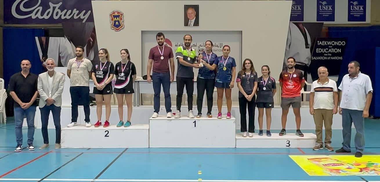 الندوة القماطية بطل لبنان لفرق السيدات
في كرة الطاولة وأنترانيك بيروت وصيفه