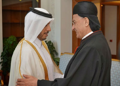 الراعي التقى أمير قطر ورئيس الوزراء وبحث في «تحديات المرحلة»
تميم أبلغه عن بناء كنيسة مارونيّة في الدوحة