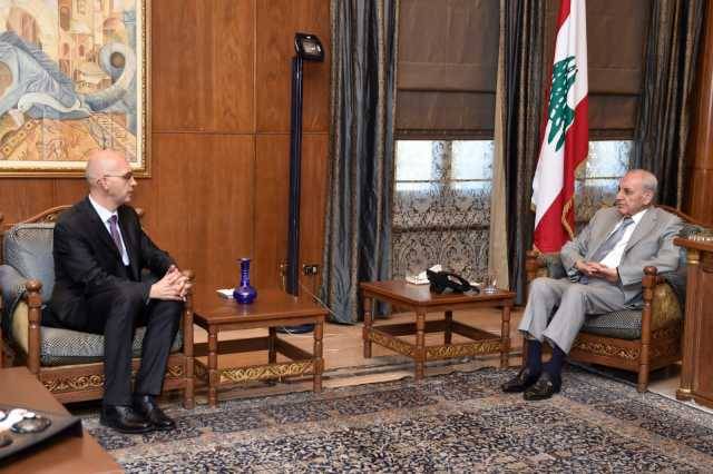 بري استقبل سفير بلغاريا الجديد