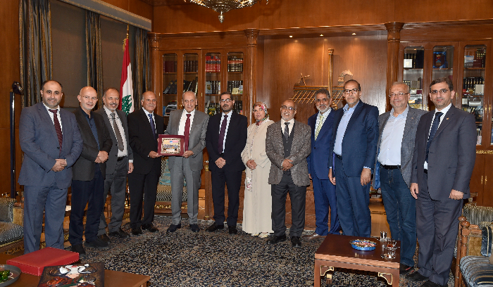 بري استقبل وفد "الهيئة الدوليّة للإعمار" في فلسطين