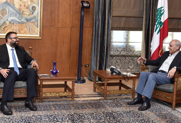 بري استقبل أحمد الحريري