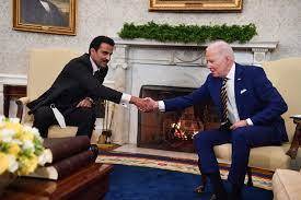 بايدن يشكر الشيخ تميم على وساطته بصفقة تبادل السجناء مع إيران