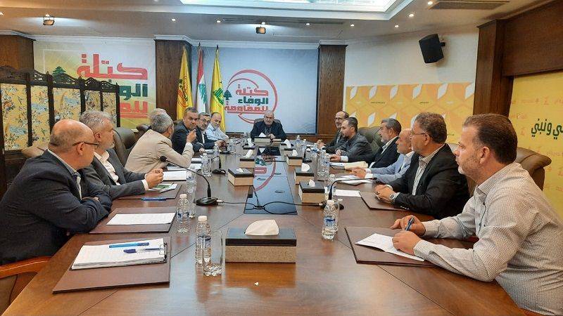 أسفت لتفويت البعض فرصة الحوار
"الوفاء للمقاومة": مشكلة النازحين تقتضي وقف
أميركا دعم الإرهاب التكفيري وفك الحصار عن سوريا