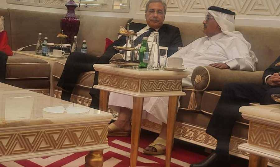الخوري التقى نظيره القطري