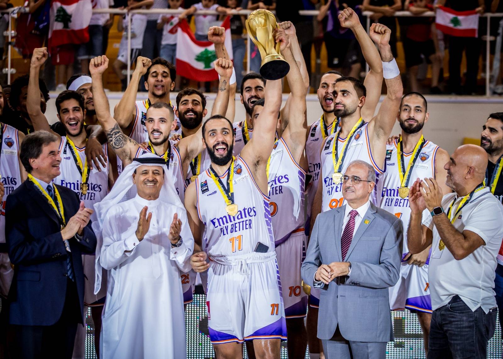 الثالثة ثابتة... بيروت البطل الجديد للسلة العربية