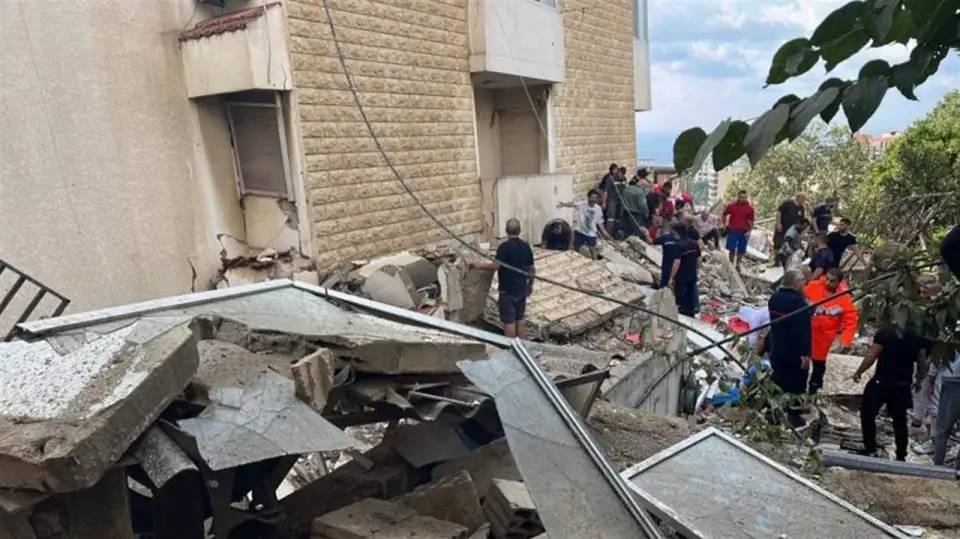 خبر حزين من مبنى المنصورية المنهار