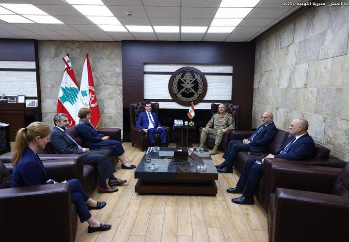 وفد من الأمم المتّحدة بحث التطوّرات
جنوباً مع البيسري وقائد الجيش وعثمان