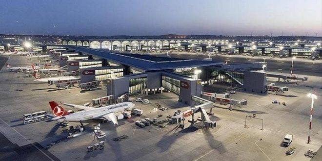 الغاء رحلات الإقلاع من مطار إسطنبول