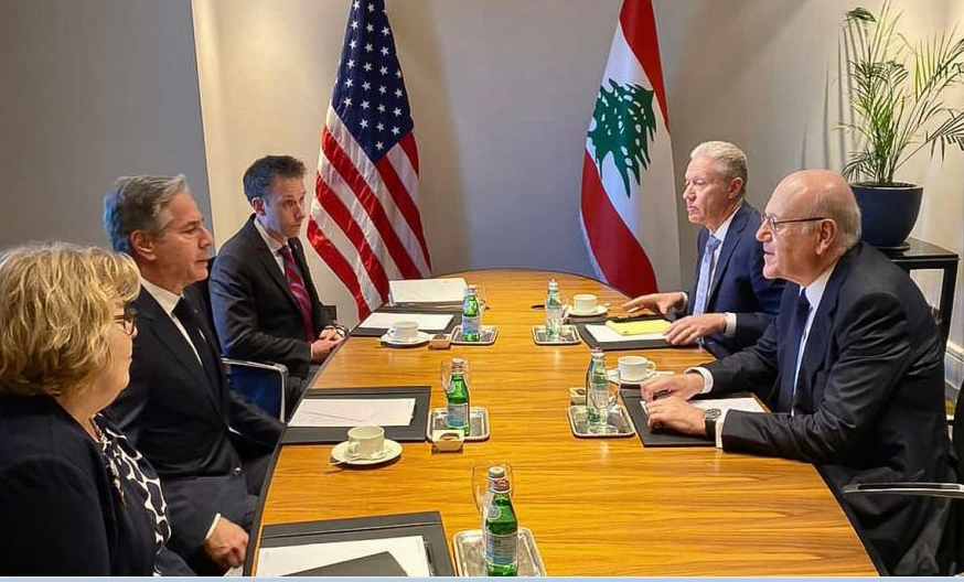 ميقاتي زار السيسي والتقى بلينكن في عمان:
تأكيد على ضرورة وقف العمليات العسكريّة في غزة