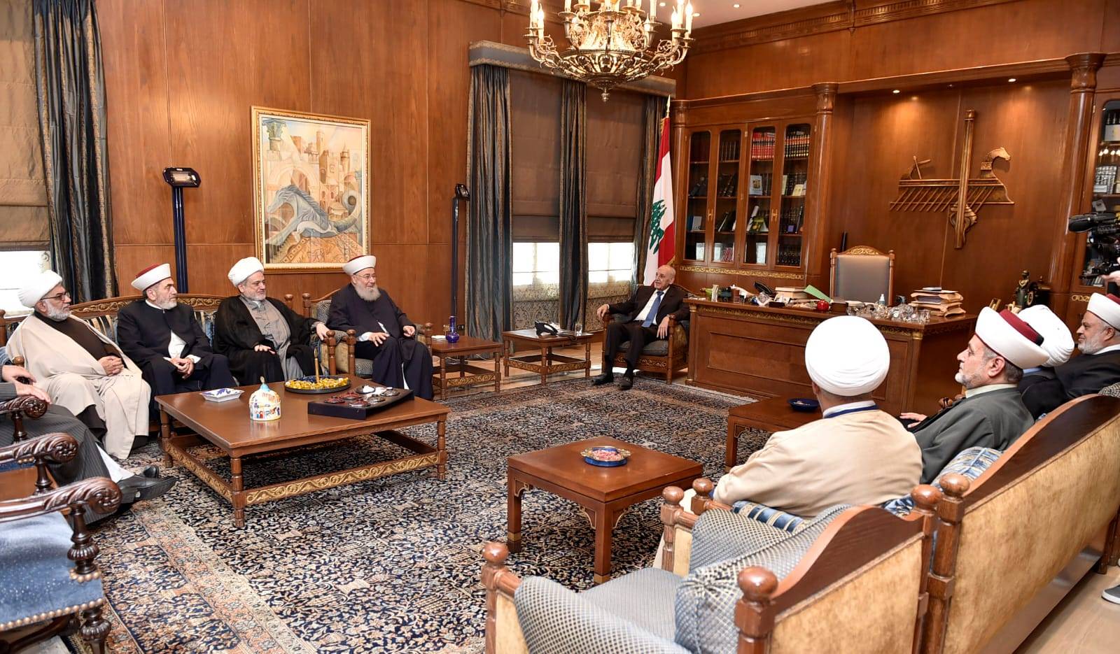 بري استقبل وفد 