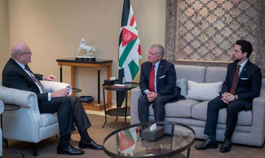 ميقاتي التقى الملك عبدالله ونظيره... تشديد
على استقرار لبنان وضرورة وقف العدوان على غزة