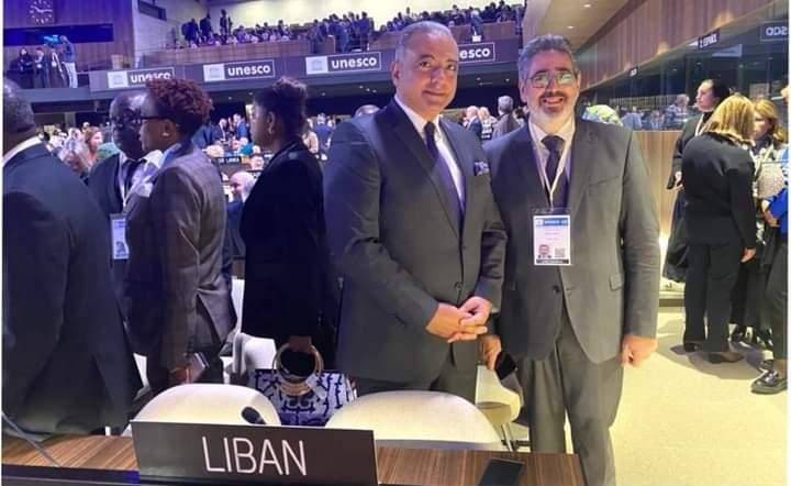 المرتضى مترئسا وفد لبنان الى مؤتمر الاونيسكو في باريس: على الهيئات الاممية الثقافية مسؤولية أخلاقية وإنسانية تفرضها حرب الإبادة ضدّ غزّة واهلها