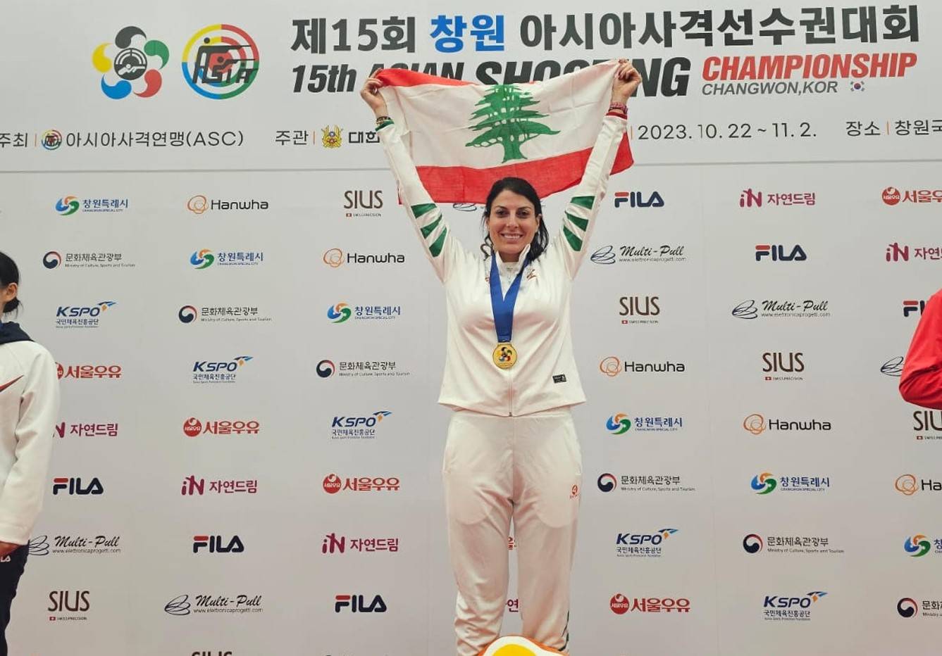 مؤتمر صحافي للرامية راي باسيل
وتكريم لأبطال فئات بطولة لبنان