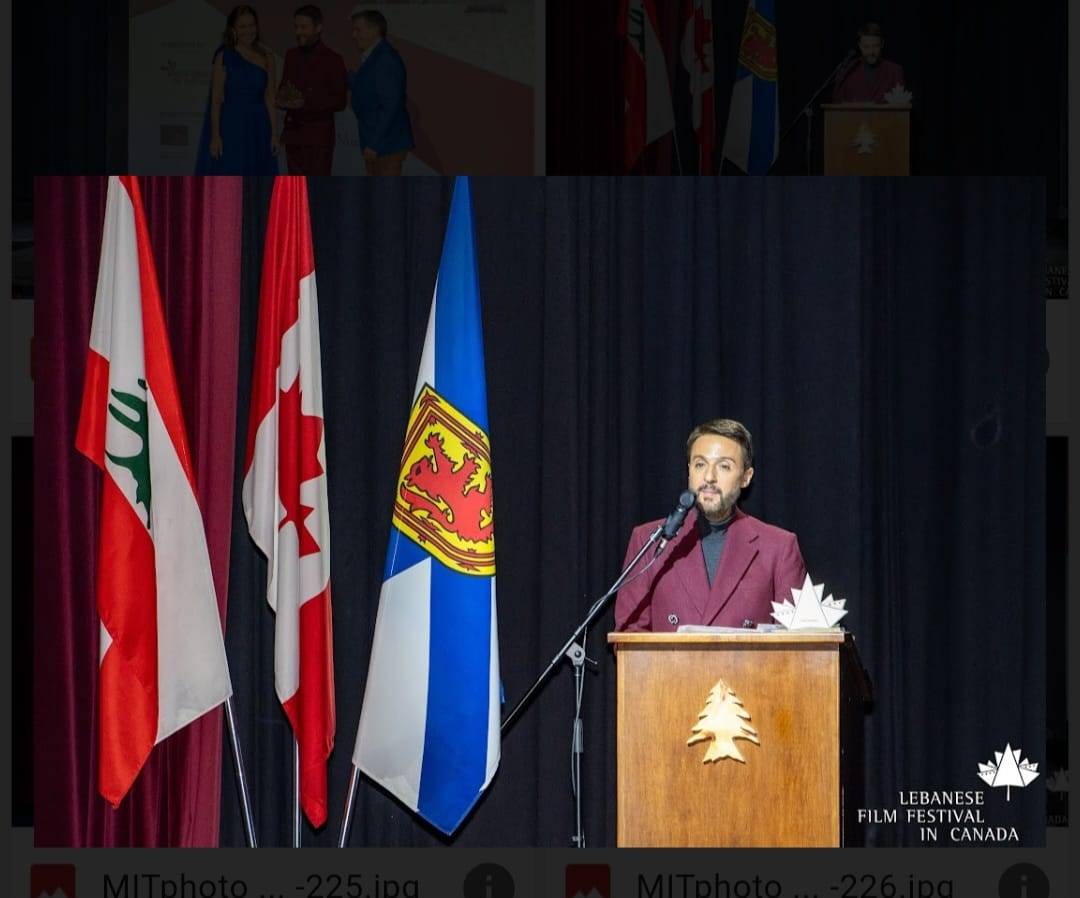 تكريم شادي حداد في مهرجان الفيلم اللبناني في كندا
