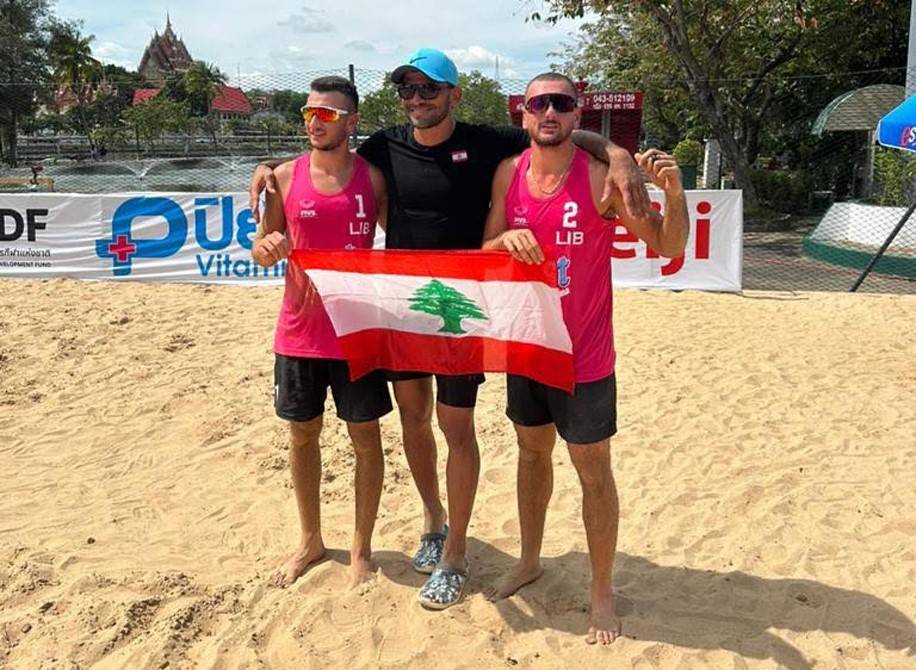 لبنان في المركز السابع عشر
ببطولة العالم لـ "الطائرة الشاطئية"
