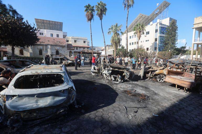 إجلاء المرضى والطواقم الطبية من مستشفى القدس بعد 10 أيام من الاستهداف المباشر والحصار من قبل جيش الإحتلال