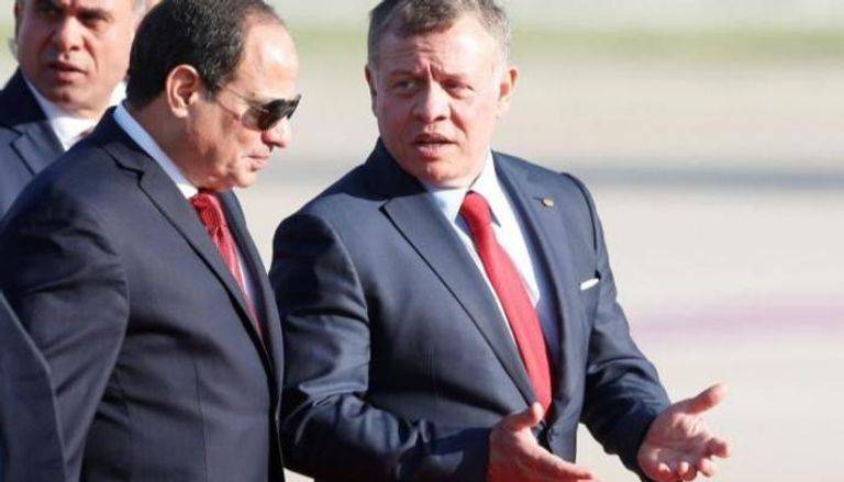 السيسي والملك عبد الله الثاني يعقدان قمة في القاهرة