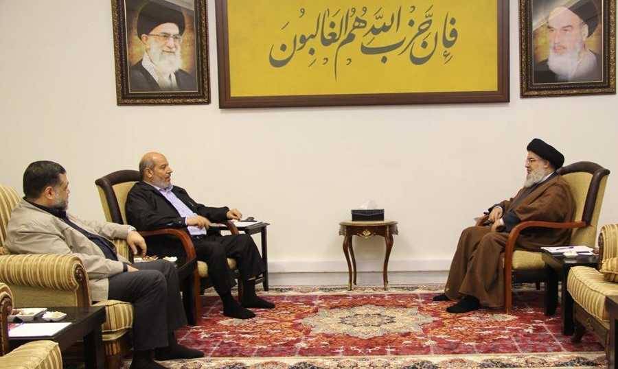 نصر الله التقى نائب ‏رئيس حركة حماس في قطاع غزة
