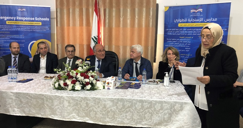 خلال إطلاق مدارس الاستجابة للطوارىء في الجنوب
الحلبي: نعمل على توفير العلم مهما بلغت الصعوبات