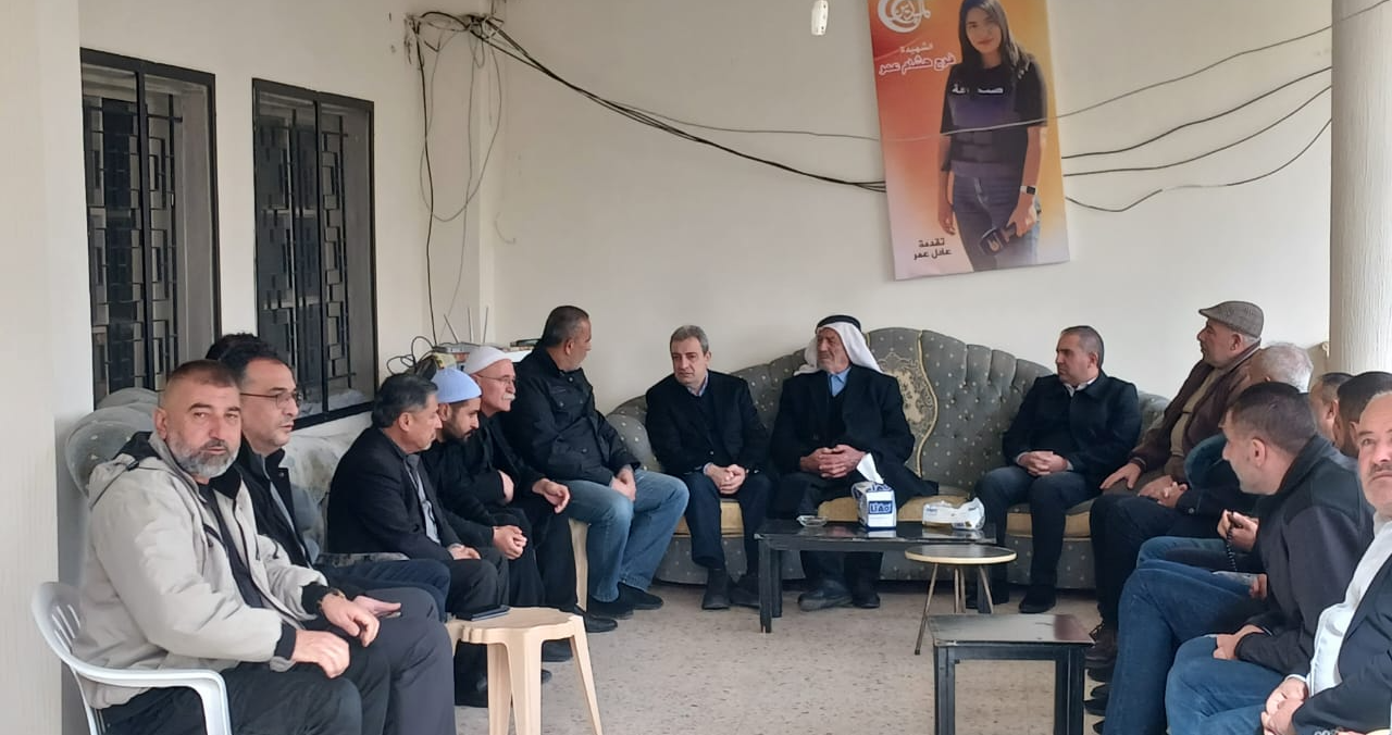 أبو فاعور لوالد الشهيدة فرح عمر: نشعر
بخسارتكَ... والقضيّة الفلسطينيّة وُلدت من جديد