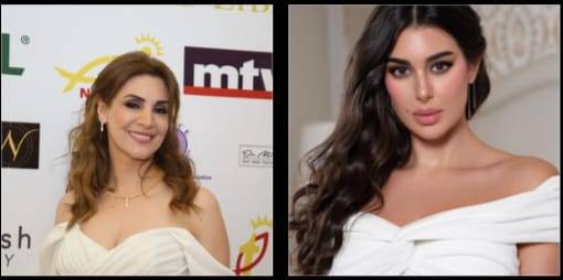الأبيض يجمع الاعلامية علا القنطار والممثلة المصرية ياسمين صبري