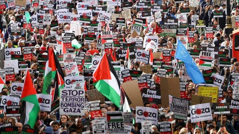 مسيرات في المدن الأميركية تنديدا بالعدوان على غزة