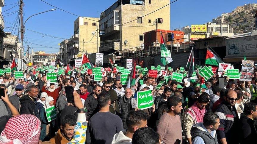 تظاهرات في دول عربية نصرةً لغزة