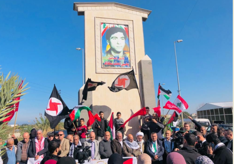 وقفة تضامنيّة مع فلسطين أمام نصب سكاف في المنية
وكلمات أكدت أن العدو لا يفهم إلاّ بلغة المقاومة