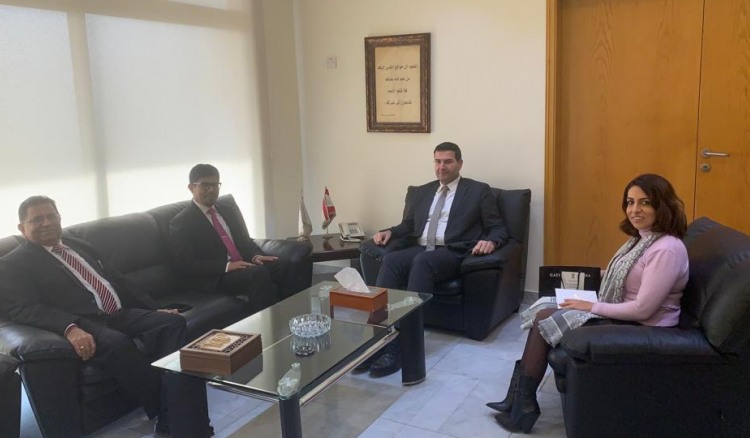 الحاج حسن عرض وسفير الهند
العلاقات الزراعية بين البلدين
