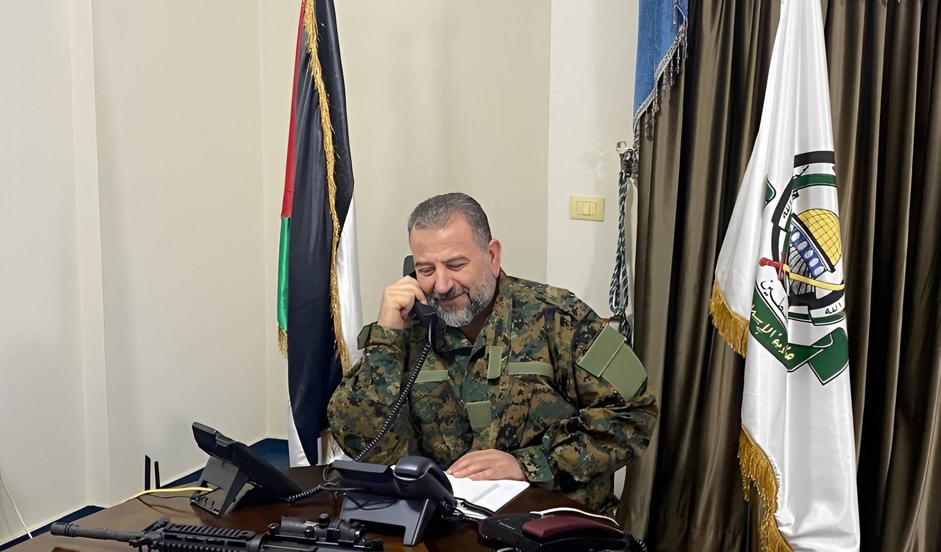 العاروري: لا مفاوضات الآن بشأن التهدئة