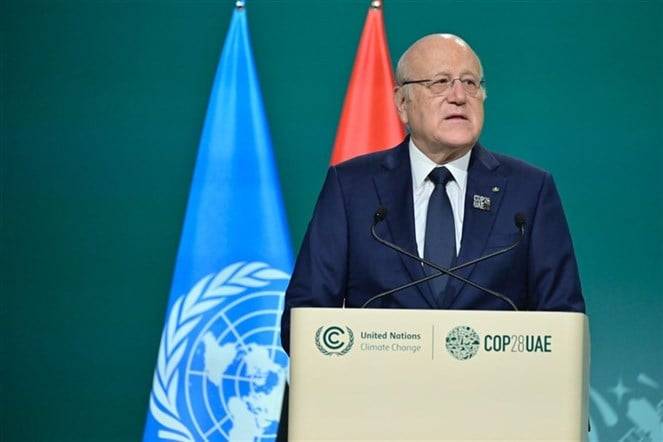 ميقاتي: لبنان يواجه عدواناً "اسرائيلياً" بالفوسفور الأبيض يطال البشر والحجر