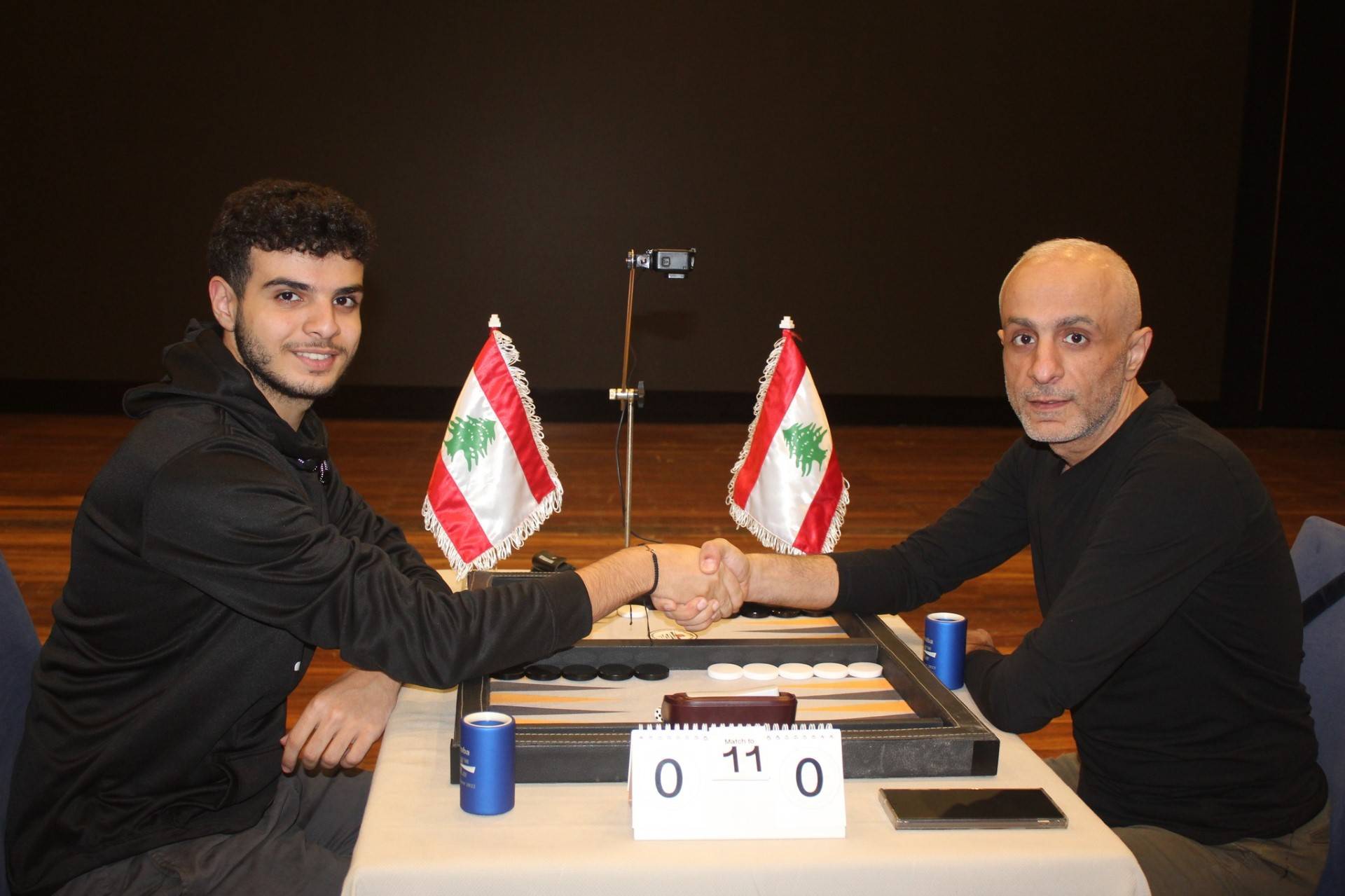 باكغمون... طوني برنابا بطل
كأس لبنان ونجله جو وصيفه