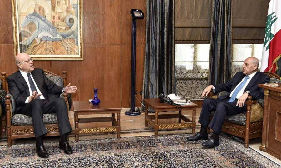 ميقاتي بعد لقائه بري: إذا ما تمّ اليوم إقرار بدل الإنتاجية لموظفي القطاع العام سأدعو الى جلسة لمجلس الوزراء
