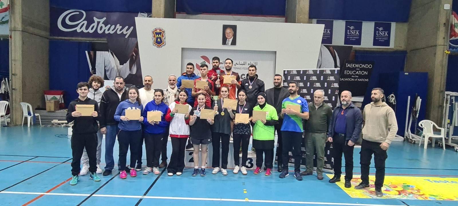 مريم الهبش وحسن شبيب بطلا "طاولة الـ توب 8"