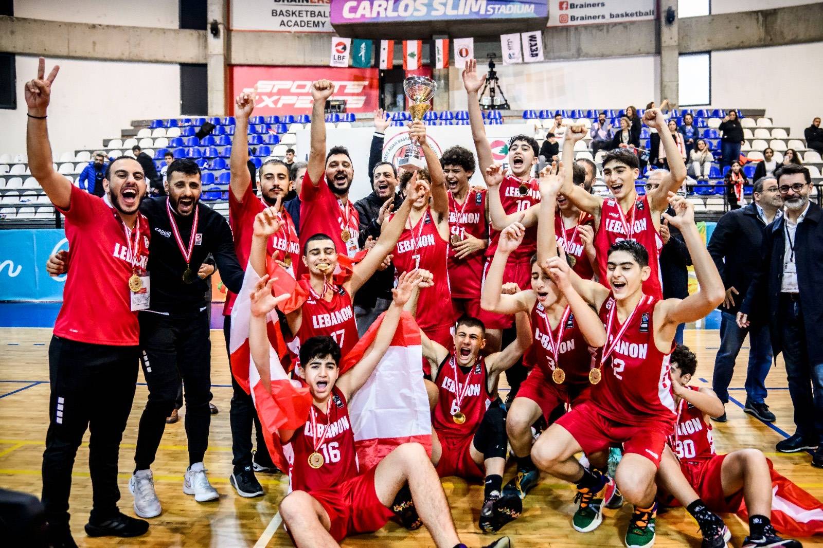 لبنان بطل سلة غرب آسيا لتحت الـ 14
ولقب الإناث لسوريا