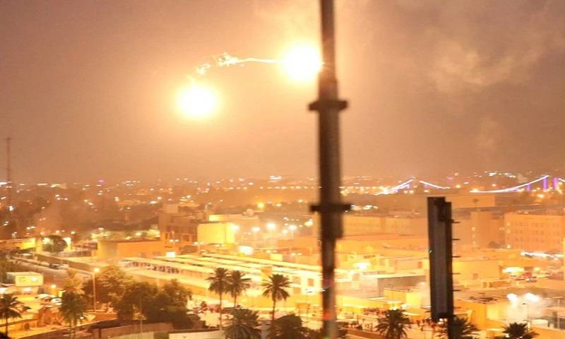 هجوم بالصواريخ يستهدف محيط السفارة الأميركية في بغداد