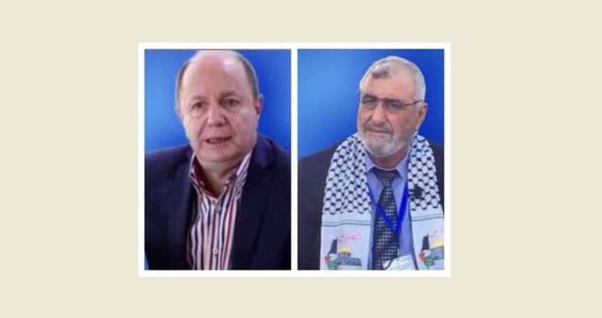 الاسمر التقى الامين العام لاتحاد عمال فلسطين