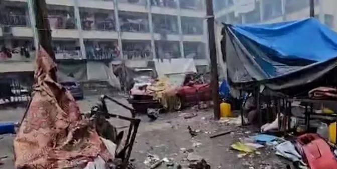 قصف "إسرائيلي" عنيف لمدرسة تابعة لأونروا تؤوي نازحين