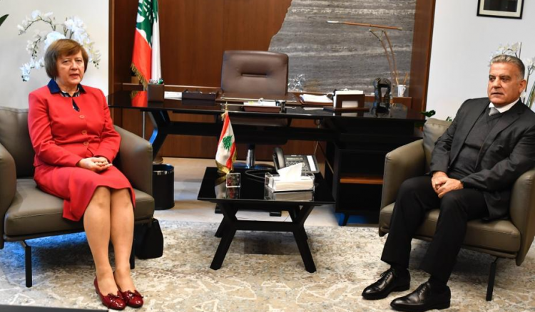 اللواء ابراهيم عرض مع فرونتسكا ولاثارو
الأوضاع في غزة والمستجدات جنوباً