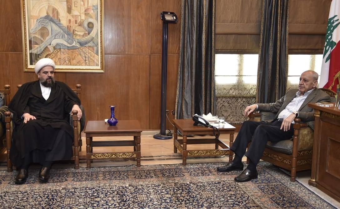 بري التقى منصوري وعرض
مع قبلان التطوّرات جنوباً