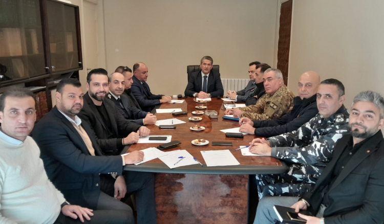 مجلس الأمن الفرعي في البقاع عرض أوضاع
مخيّمات النازحين والاعتداء على رئيس بلديّة مكسة