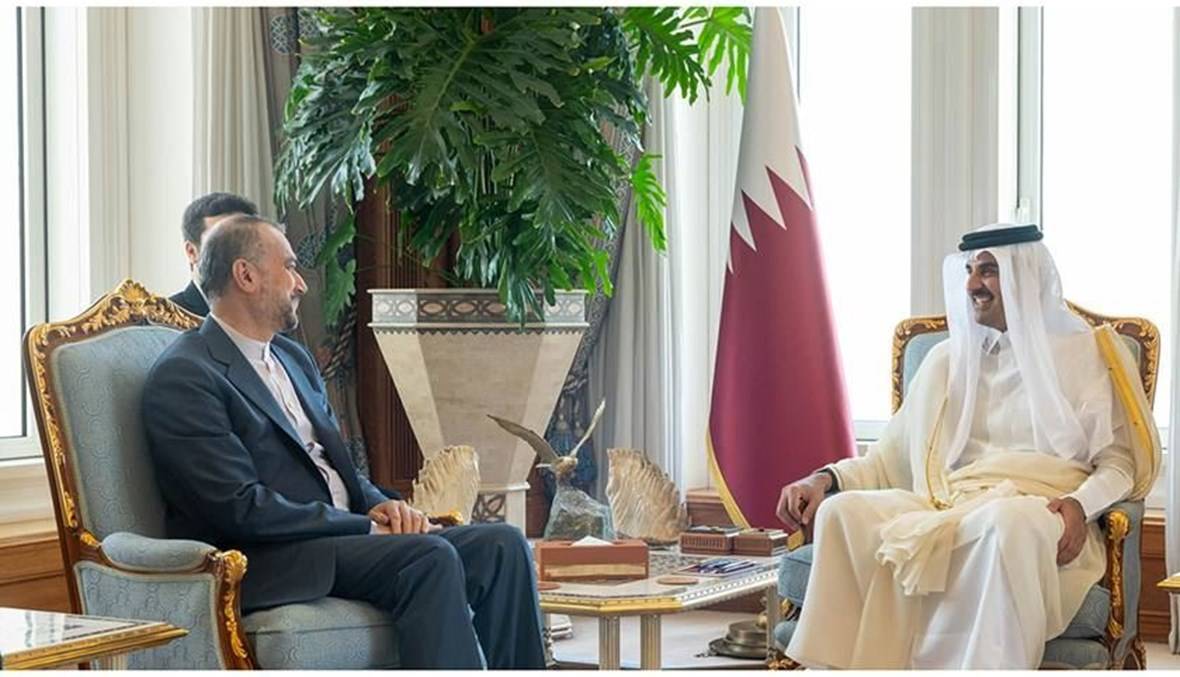 عبد اللهيان في الدوحة