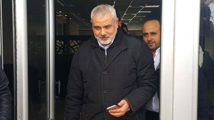 هنية في القاهرة لبحث وقف إطلاق النار وتبادل الأسرى