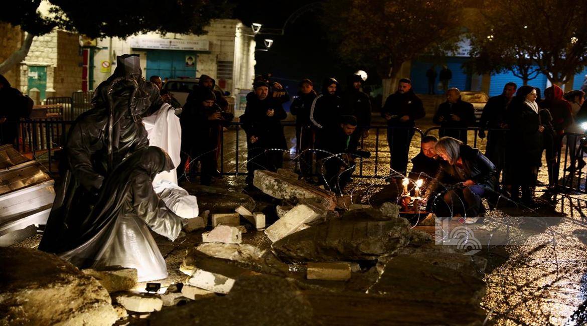 تدشين مغارة الميلاد في بيت لحم