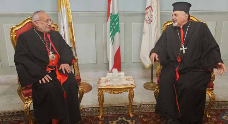 ميناسيان ويونان عرضا الأوضاع
في لبنان والشرق والحضور المسيحي