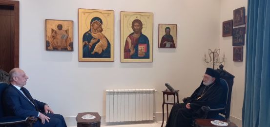عوده استقبل الشامي وسليم مُعايدان
وتشديد على انتخاب رئيس سريعاً