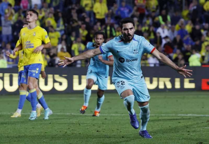 بهدف غوندوغان ... برشلونة ينجو من فخ لاس بالماس في الوقت القاتل