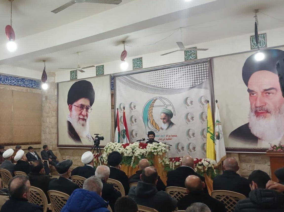 مراسم إحياء ذكرى سليماني في صور
باقر: أهم إنجاز للشهيد إحياء جبهة المقاومة